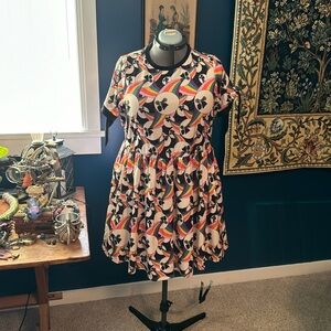 NWOT ET The Extra Terrestrial Dress With Pockets By Unique Vintage In 1X.